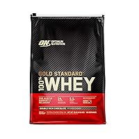 Gold Standard 100% Whey Protein Powder, Double Rich Chocolate, 10 Pound (Packaging May Vary)