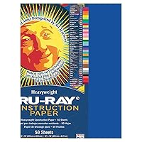 Tru-Ray Construction Paper, Sulphite, 9 x 12, Royal Blue, 50 Sheets [Set of 3]