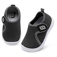 JOINFREE Toddler Boys Girls Barefoot Shoes Breathable Kids Sneakers Lightweight Walking Shoes Slip On Tennie Shoes Protect Toes School Shoes