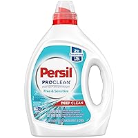 Persil Laundry Detergent Liquid, Free and Sensitive, Unscented and Hypoallergenic for Sensitive Skin, 2X Concentrated, 82.5 fl oz, 110 Loads