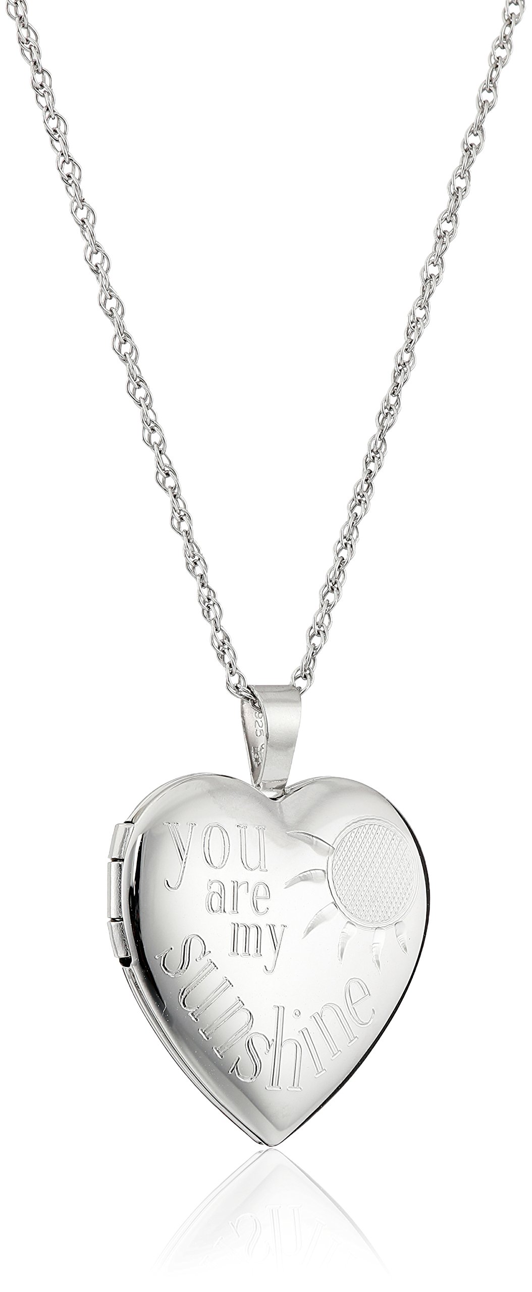 Amazon Collection Sterling Silver Heart 