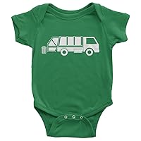 Threadrock Baby Garbage Truck Infant Bodysuit
