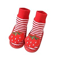 Cute Children Toddler Shoes Autumn and Winter Boys and Girls Floor Sports Shoes Flat Bottom Non Slip Shoes 4c Girls