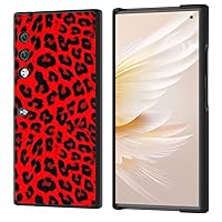 Phone Case Case Compatible with Huawei Honor V Purse,Leopard Spots Slim Thin Hard PC Shock Absorption Full Protective Rugged Cove Compatible with Honor V Purse (Color : Vermelho)