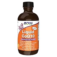 NOW Supplements, CoQ10 Liquid, 100 mg per Teaspoon, with Co-enzyme B Vitamins, Sweetened with Xylitol, 4-Ounce