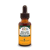 Herb Pharm Kids Certified-Organic Immune Avenger Formula, 1 Ounce and Mullein Garlic Ear Oil, 1 Fl Oz