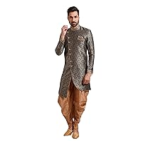 Indian Royal Designer Groom Wedding Party Wear Traditional Festive Season Indo Western Sherwani For Men