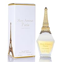 Mon Amour Paris for Women Eau De Parfum - Floral & Fruity - Ylang-Ylang, Damascus Rose, Jasmine - Classy & Elegant fragrance for Woman - Suitable for Daily Wear & Special Occasions - 100ml Bottle