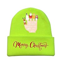 Funny Christmas Hat Men and Women Parents and Children Baseball Cap Autumn and Winter Cartoon Cute Christmas