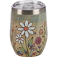 Primitives by Kathy Floral Field Wine Tumbler