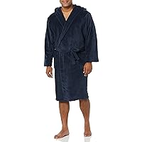 Amazon Essentials Men's Mid-Length Plush Robe