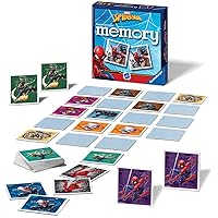 Ravensburger 21308 Spiderman Marvel Spider-Man-Mini Memory Kids Age 3 Years and Up-A Classic Picture Snap Matching Pairs Game