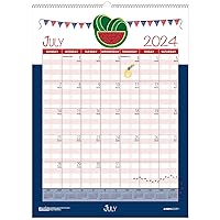 House of Doolittle 2024-2025 Monthly Seasonal Wall Calendar, Academic, 12 x 16.5 Inches, July - June (HOD3395-25)
