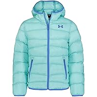 Under Armour Girls' Prime Puffer, Front Pockets & Hooded Back, Lightweight & Water Repellant