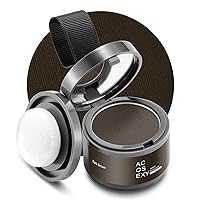 Root Touch Up Hair Color Powder,Root Cover Up Hairline Shadow Powder,Dark Brown for Women Eyebrows, Gray Hair Coverage Touch Up Hair Powder For Men Beard Line,Bald Spots (Dark Brown)