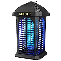 GOOTOP Bug Zapper Outdoor, Electric Mosquito Zapper, Fly Traps, Fly Zapper, Mosquito Killer Indoor 3 Prong Plug, 90-130V, ABS Plastic Outer