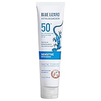 Sensitive Mineral Sunscreen with Zinc Oxide 50+ Water Resistant UVAUVB Protection with Smart Cap Technology Fragrance Free, Sensitve, SPF 50 - - Tube, Unscented, 5 Fl Oz