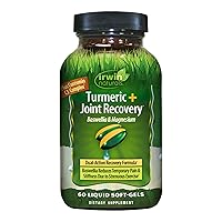 Turmeric + Joint Recovery Post-Workout Recovery with Boswellia & Magnesium - 60 Liquid Softgels
