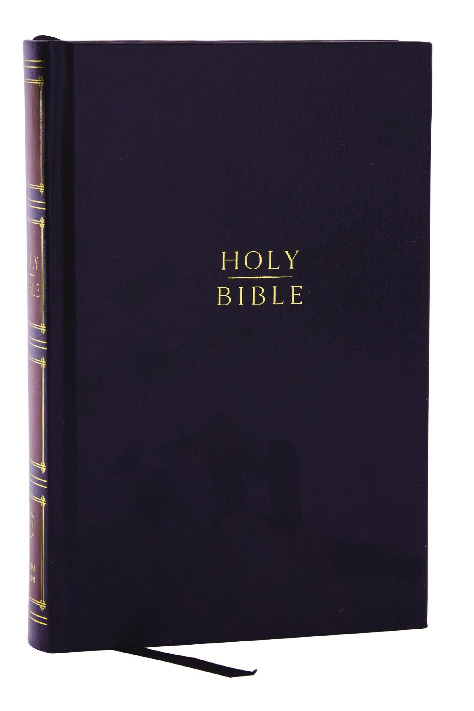 KJV Holy Bible: Compact Bible with 43,000 Center-Column Cross References, Black Hardcover (Red Letter, Comfort Print, King James Version)