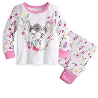 Disney Bambi PJ PALS Pajamas for Girls Size 0-3 MO