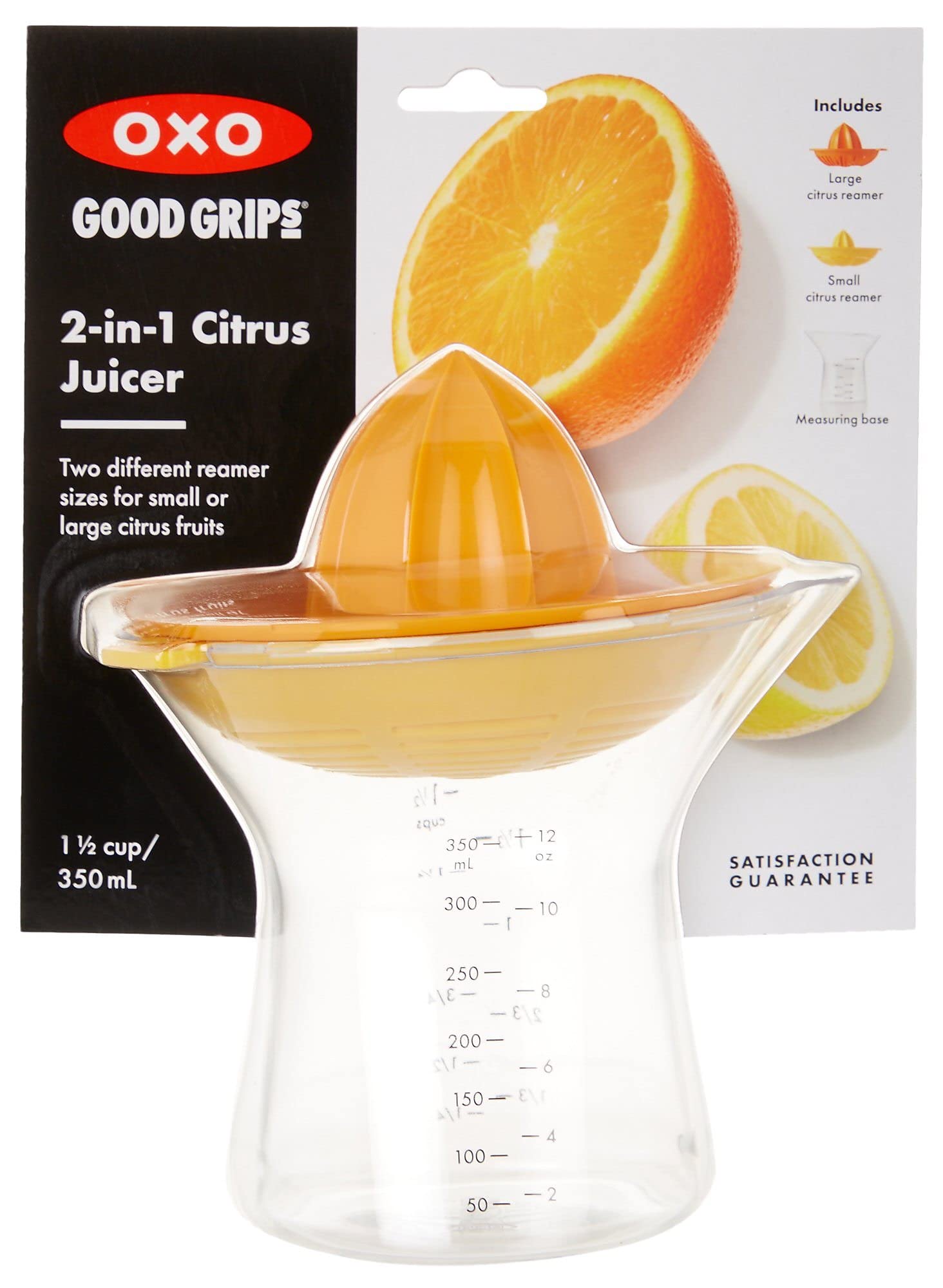 OXO Good Grips 2-in-1 Citrus Juicer, Orange