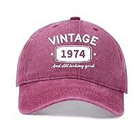50th Birthday Gifts for Women Men, 50 Year Old Birthday Gift Hat for Husband Wife Him Her Mom Dad