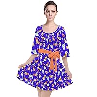 CowCow Womens Wine Glasses Beer Cocktail Alcohol Spirits Whisky Drinks Celebration Party Velour Soft Kimono Dress