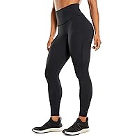 CRZ YOGA Ulti-Dry Workout Leggings for Women 25'' - High Waisted Yoga Pants 7/8 Athletic Running Fitness Gym Tights