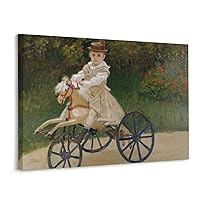 Posters Retro Aesthetic Wall Art Girl Car Famous Classic Modern Garden Vintage Oil Painting Decoration Canvas Wall Art Picture Modern Office Family Bedroom Living Room Decor Aesthetic Gift 12x16inch(3