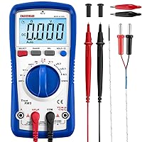 Etekcity Professional Digital Multimeter Voltmeter A1000, AC/DC Voltage Tester, TRMS 6000 Counts, Current, Resistance, Frequency, Continuity, Capacitance, Diode, Temperature, NCV