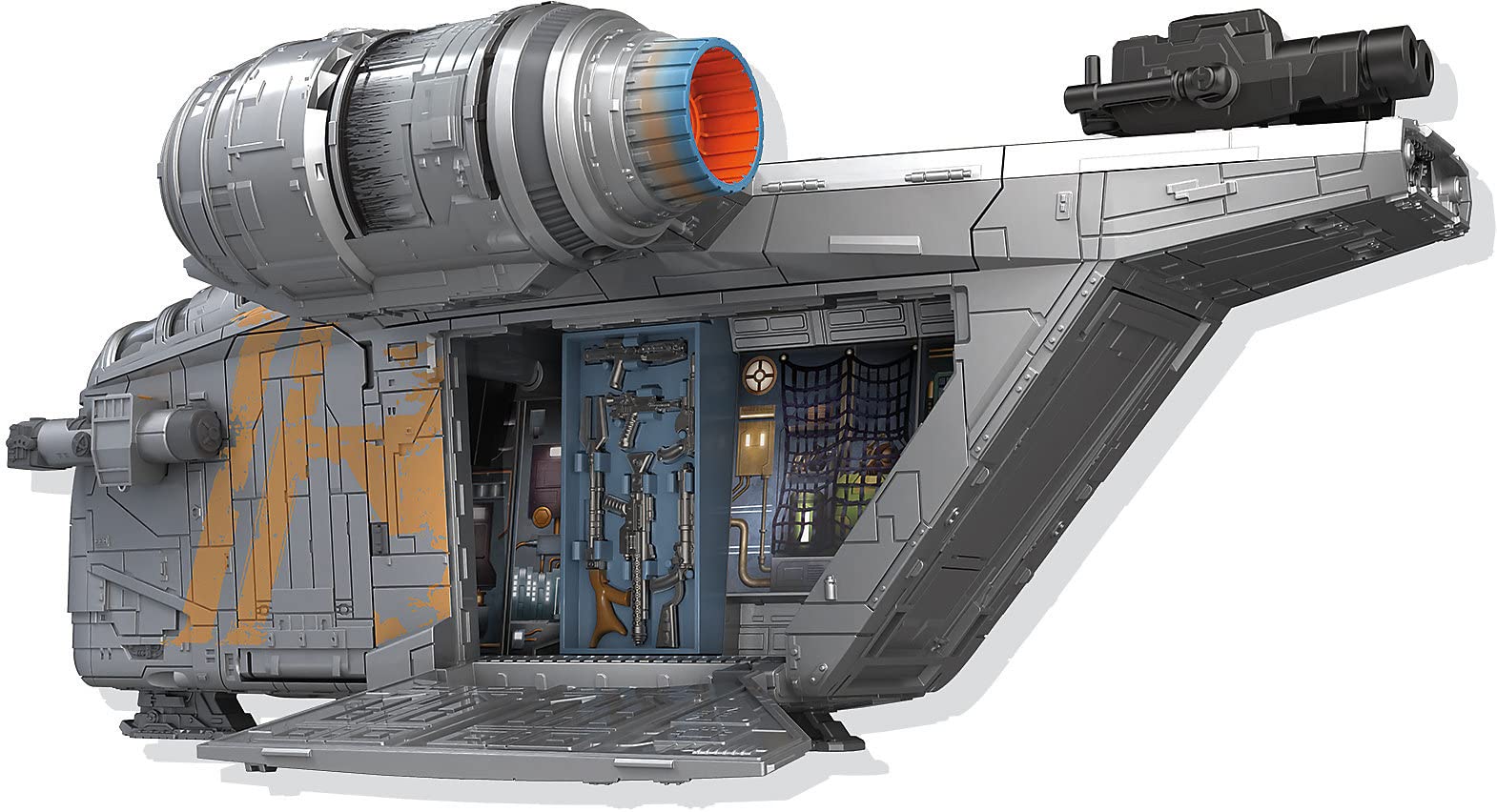 STAR WARS Hasbro Mission Fleet The Mandalorian The Child Razor Crest Outer Rim Run Deluxe Vehicle with 2.5-Inch-Scale Figure,for Kids Ages 4 and Up