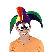 elope Multi-Color Court Jester Hat with Bells