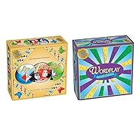 Up 4 Grabs + Wordplay = Fun Board Games Bundle for Adults and Family Game Night