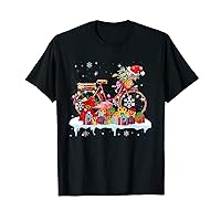 Bike Christmas Tree Light Funny Cycling Team Ugly Sweater T-Shirt
