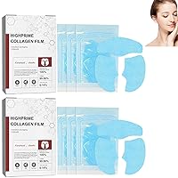 Skynpure - Pure Collagen Films,Skyn pure - Pure Collagen Films, High prime Collagen Film for Face, Korea Highprime Collagen Soluble Film, Collagen Hydrating Face Mask (2box)
