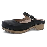 Dansko Bria Slip-On Mary Jane Mule Clogs for Women – Memory Foam and Arch Support for All -Day Comfort and Support – Lightweight EVA Outsole for Long-Lasting Wear