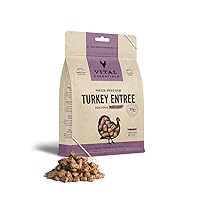 Vital Essentials Freeze Dried Raw Dog Food, Turkey Mini Nibs Entree, 5.5 oz