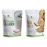100% Pure Organic Raw Maca & Collagen Powder Bundle