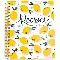 Pretty Simple Books Recipe Book to Write in Your Own Recipes: Beautiful Blank Gold Spiral Cookbook