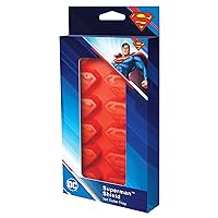 ICUP Superman Ice Cube Tray, 8.5 x 4.5 x .9, Red
