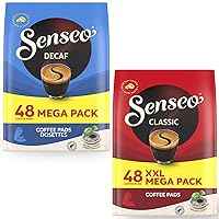 Coffee Pods Variety Duo, 2 Bags of 48 Single Serve Coffee Pods – 96 Count, Classic, Decaf, Single Serve Coffee Pods, 8 Grams per Pod, Decreased Waste, Rich Flavor