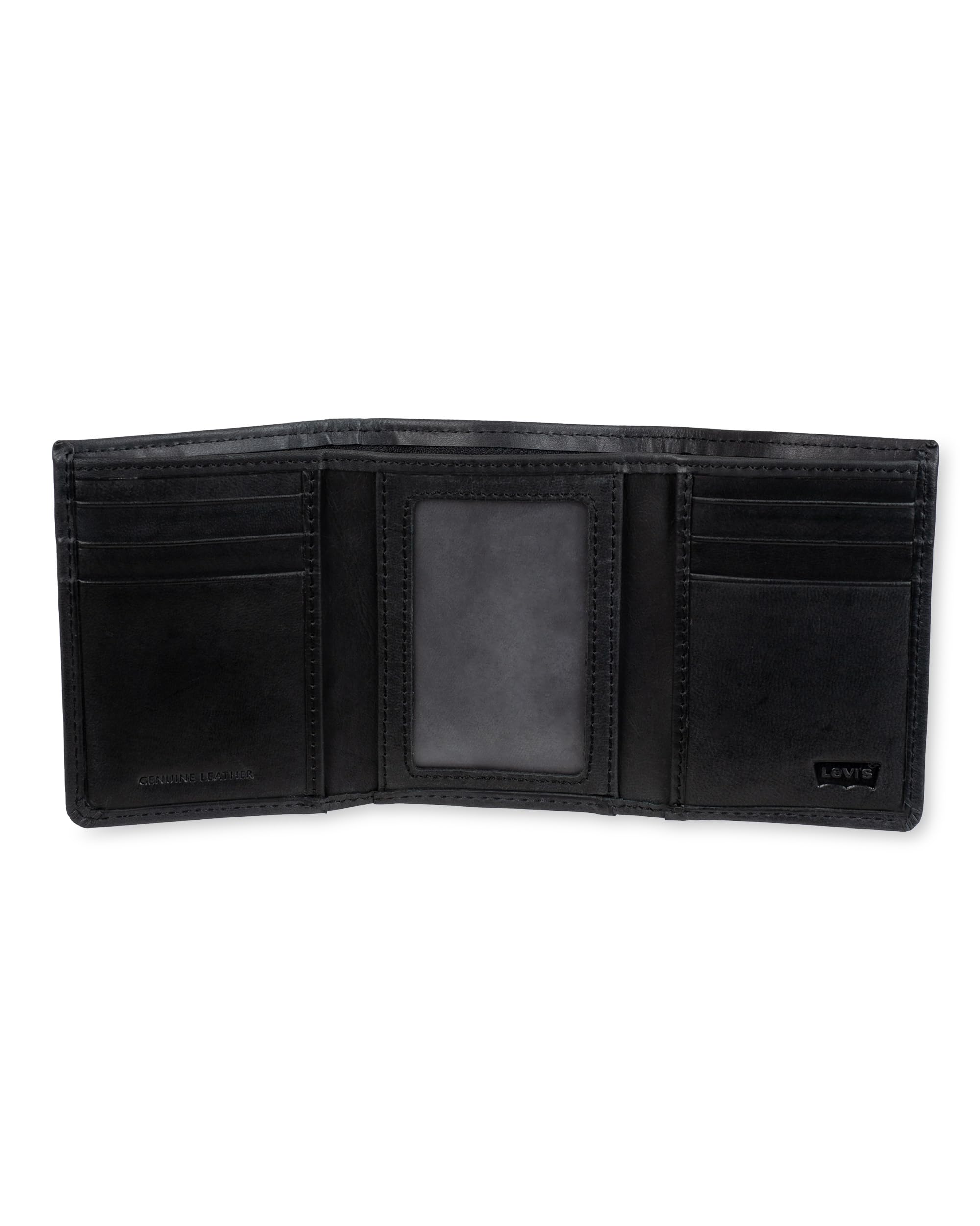 Levi's Men's Trifold Wallet-Sleek and Slim Includes Id Window and Credit Card Holder