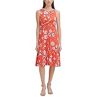 Vince Camuto Womens Printed Cropped Jumpsuit