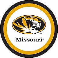 Mizzou Tigers 7-Inch Dessert Plates, 24 Count