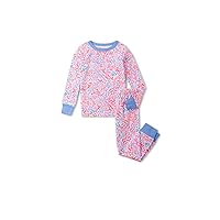 Hatley Girls' Ditsy Floral Cotton Pajama Set (Toddler/Little Big Kid)