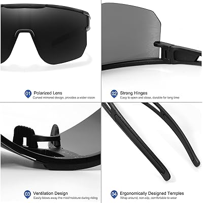 Mua Olidon Polarized Sports Sunglasses for Men and Women UV 400