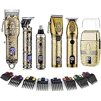 Suttik Professional Hair Clippers for Men & Electric Shavers Razor & Beard Trimmer Hair Trimmer for Men Haircut, Cordless Men's Hair Cutting Kit Barber Clippers and Trimmers Set