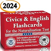 Civics and English flashcards to Study for The US citizenship Test with Official 100 USCIS Illustrated Questions and Answers for American Civics and English Proficiency Exams Civics and English flashcards to Study for The US citizenship Test with Official 100 USCIS Illustrated Questions and Answers for American Civics and English Proficiency Exams Cards