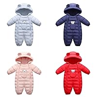 Lightweight Kids Jacket Boys Hooded Outdoor Thick Warm Windproof Coat Romper Playsuit Jumpsuit Boys Size Large