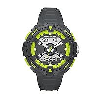 Skechers Men's Hinsdale Ana-Digi Polyurethane Watch, Color: Gray (Model: SR1164)